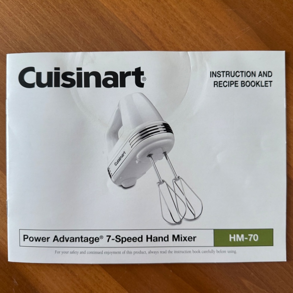Cuisinart 7-Speed Hand Mixer HM-70 - Picture 9 of 11